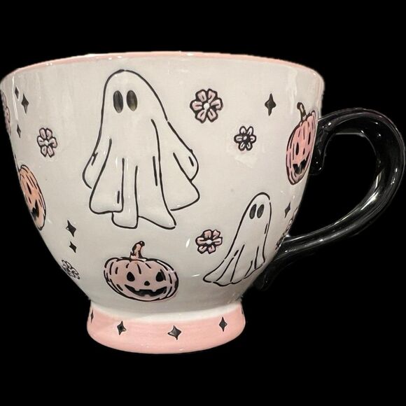 Pink Halloween Ghost Mug - Picture 3 of 4